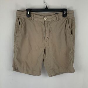 Vineyard Vines Mens Khaki Bermuda Shorts Size 34